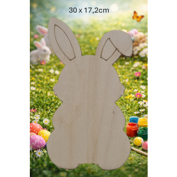 Królik 7 30 cm, królik 30cm, sklejka 3mm